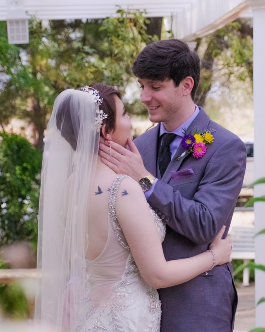 Wedding videography film still