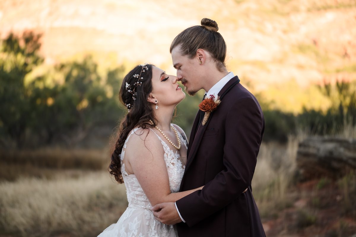 Wedding photography at Palo Duro Canyon